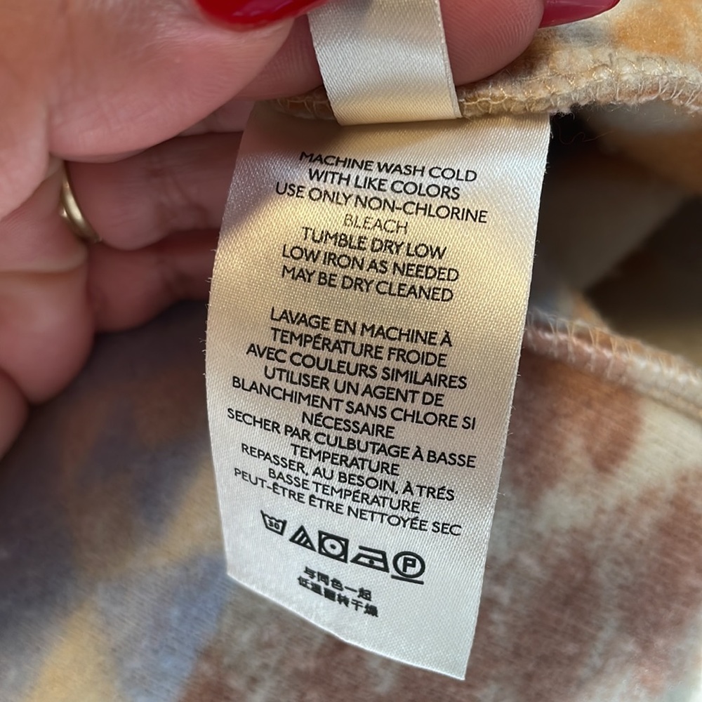 Nwt Free People Ruby Jacquard Printed Fleece Jack… - image 8